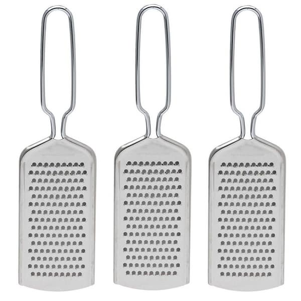 HIC 8.5" Stainless Steel Handy Grater Zester Grates Hard & Soft